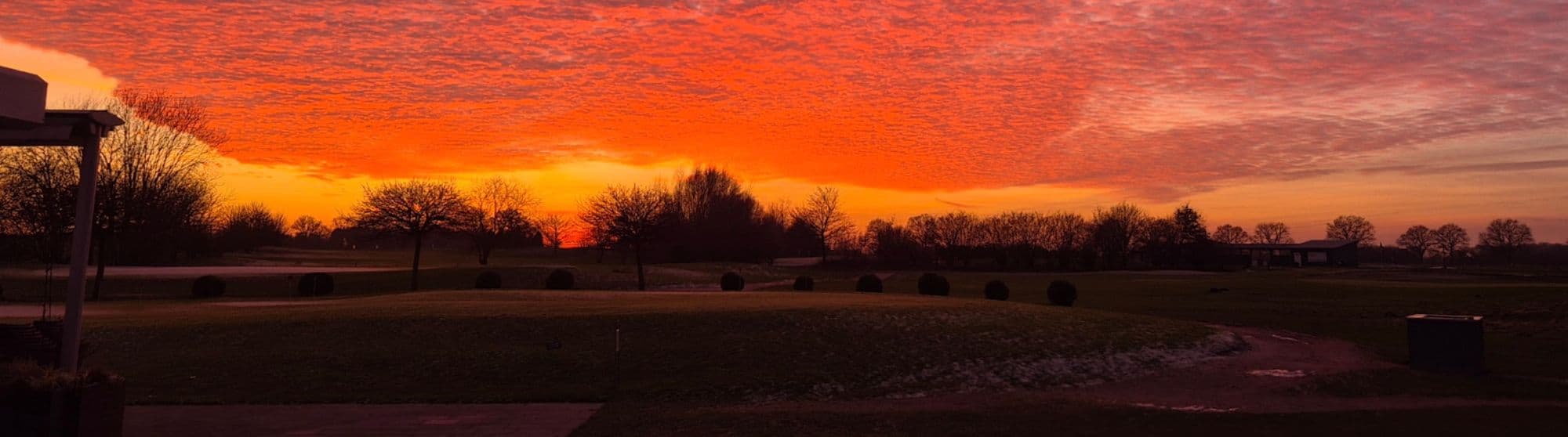 Lounge mit Sonnenterrasse am Golfclub Siek
